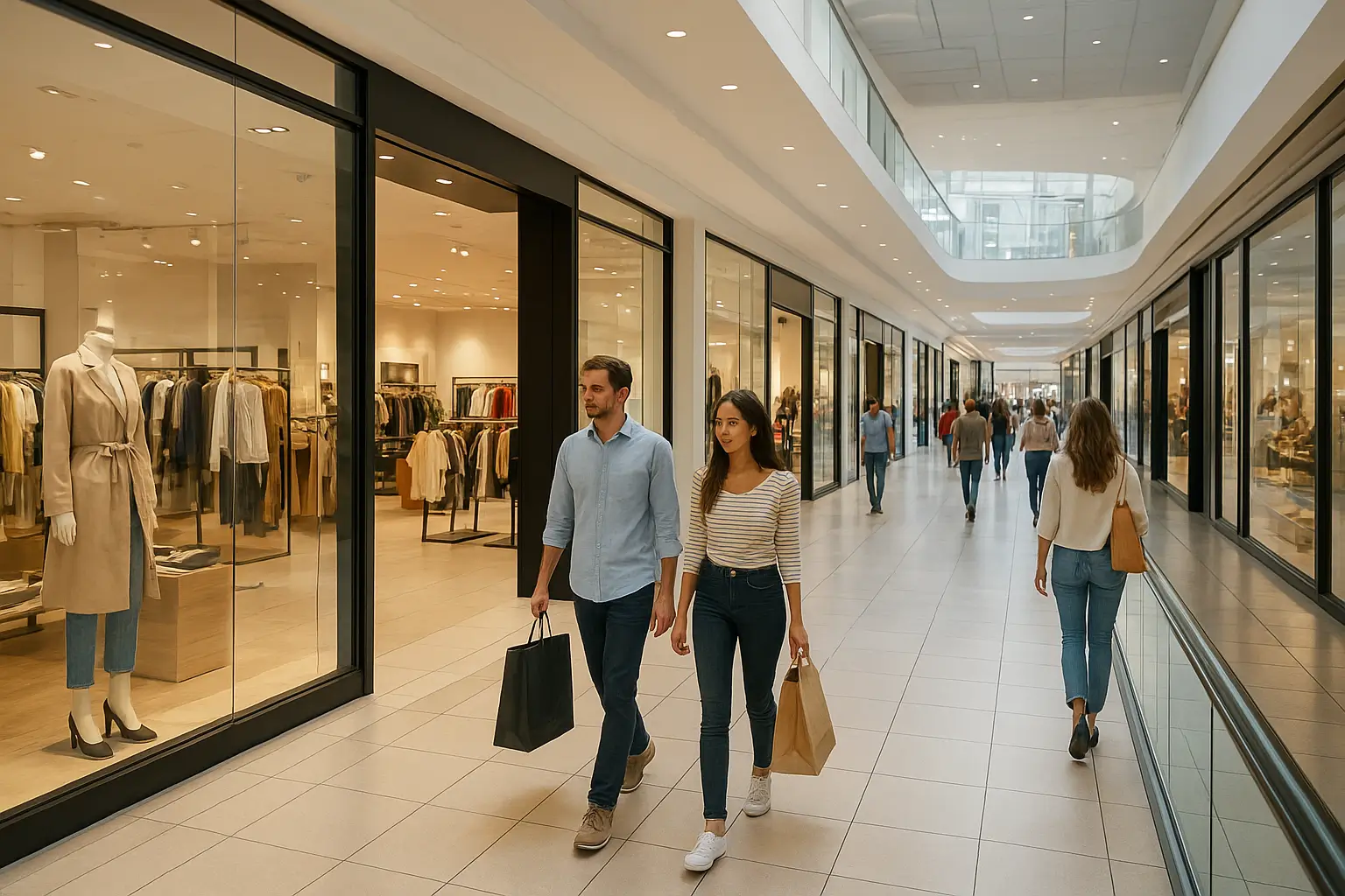 Retail stores and shopping centres