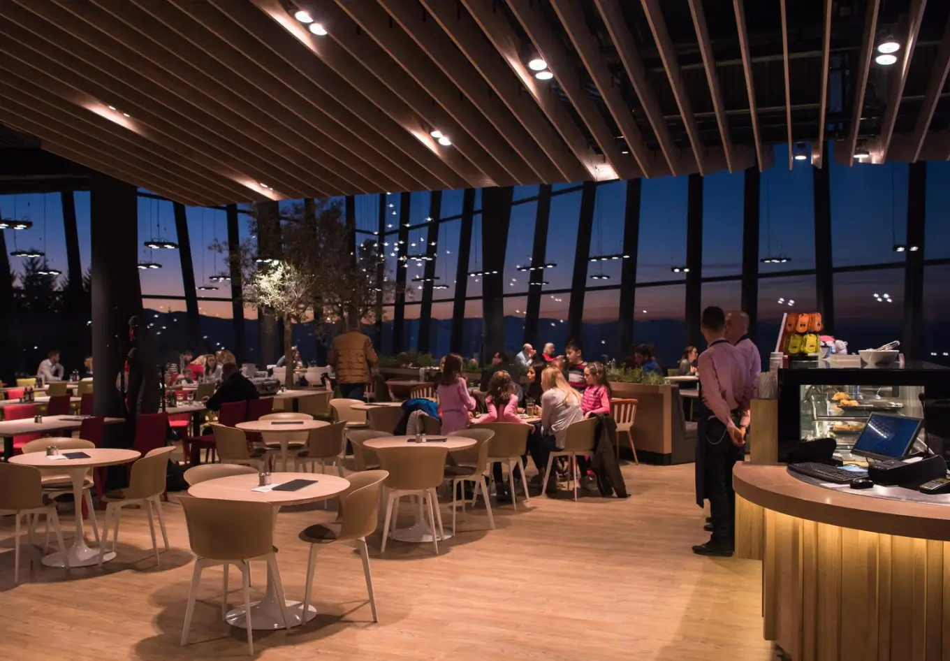 Hotel dining areas
