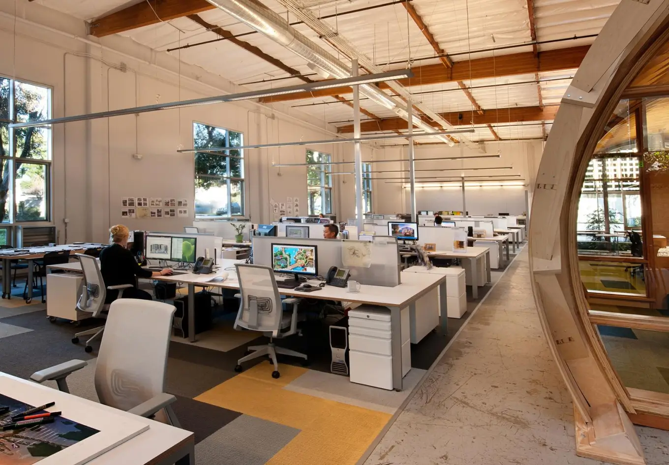 Industrial offices and staff areas